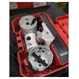 Milwaukee 8 bi-metal hole saw kit