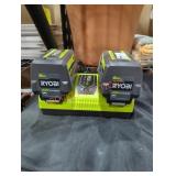 Ryobi 40v 6 ah batteries and charger