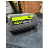 Ryobi 40v 6 ah battery