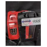 Milwaukee M12 M18 Charger , 6.0 AH Battery Pack