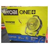Ryobi 18v 12" Hybrid Misting Air Cannon, Tool Only