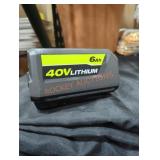 Ryobi 40v 6 ah battery