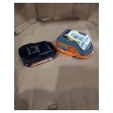 RIGID 18V 175 Watt Power Inverter with one 2Ah