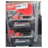 Milwaukee M18 XC6.0 High Output Battery 2 Pack