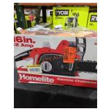 Homelite 12 AMP Electric Chainsaw