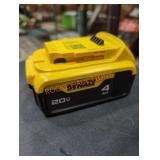 DeWalt 20v 4 AH Battery Pack