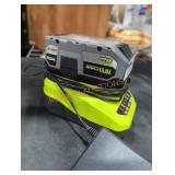 Ryobi 18v 6 ah battery and charger