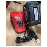 Milwaukee M18 Battery and M12 Charger