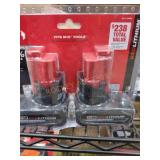 Milwaukee Red Lithium XC5.0   2pk Battery ONLY
