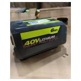 Ryobi 18V Lithium 6ah Battery
