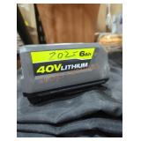 Ryobi 40v 6 ah battery