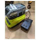 Ryobi 18V Lithium 4aH Battery and Charger