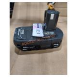 Ryobi 18V Lithium 2.0AH Battery Sold As Is Where