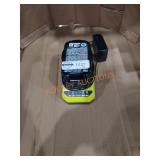 RYOBI 1.3Ah 18V Lithium Battery and Charger  -