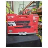 Milwaukee 3/8" drive 43 PC impact socket kit