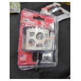 Milwaukee 2-1/4" hole saw with arbor
