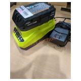 Ryobi 18V Lithium 1.5 AH Battery and Charger