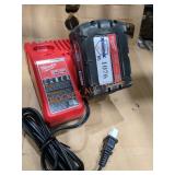 Milwaukee M18 Battery and M12 Charger
