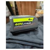Ryobi 40v 6 ah battery