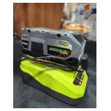 Ryobi 18v 6 ah battery and charger