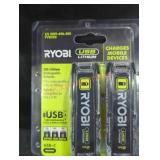 Ryobi 2Ah USB Lithium Rechargable Batteries