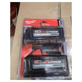 Milwaukee M18 6.0Ah Battery Pack (2-Pack)