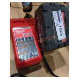 Milwaukee M18 Battery and M12 Charger