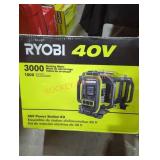 RYOBI 40v Power Station Kit, UNOPENED BY ROCKEY
