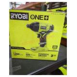 Ryobi 18v 1/4" impact driver