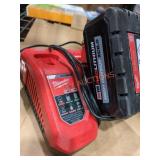 Milwaukee M18 Battery and M12 Charger