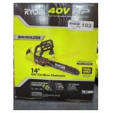 RYOB" 40V HP 14" CHAINSAW