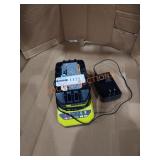 RYOBI 2AH 18V LITHIUM BATTERY AND CHARGER  - Sold