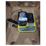 RYOBI 4AH 18V LITHIUM BATTERY AND 8A RAPID