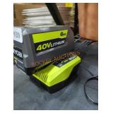 Ryobi 40v 6 ah battery and charger