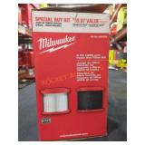 Milwaukee 2pc HEPA & Foam Wet Filter Kit
