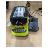 Ryobi 18V Lithium 2AH Battery and Charger