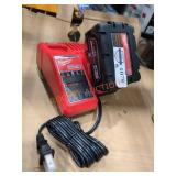 Milwaukee M18 Battery and M12 Charger