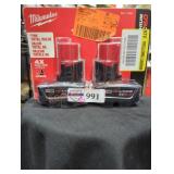 Milwaukee M12 XC 6.0 AH Battery Pack (2 pk)
