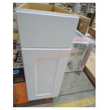 12" x 25" x 35" white cabinet base