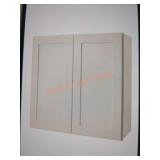 30"x12"x30" Antique White Wall Cabinet