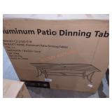 Aluminum Patio Dining Table