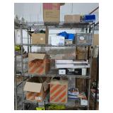 Rack Lot Of Assorted Tools , Home improvement