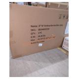 26"ï¿½40"  WhiteFarmhouse Barn Door Mirror