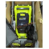 Ryobi 18v brushless 20" self propelled mower kit