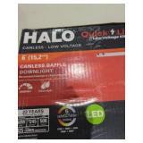 Halo canless baffle downlight