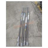 Zenna Home 44" - 72" Tension Shower Curtain Rod