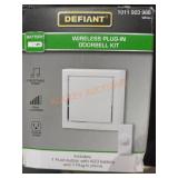 Wireless plug -in doorbell kit