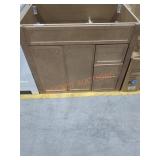 Brown/Tan Vanity 36"x30"x22"