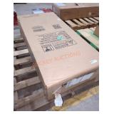 Black Wood Display Cabinet With Tempered Glass