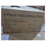 4pc Patio Dining Chairs